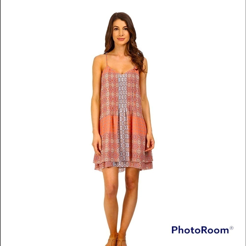 Sanctuary Spring Fling Slip Dress Large